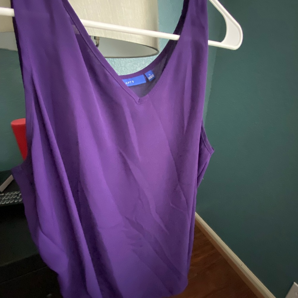 3/$20 tops Apt 9 Purple tank